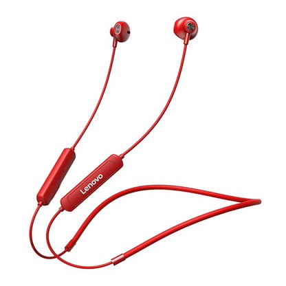 Original Lenovo SH1 Earphone Bluetooth Wireless Chip HIFI Sound Quality IPX5 Waterproof Sports Headset Magnetic Neckband Earbuds - Dealshavens