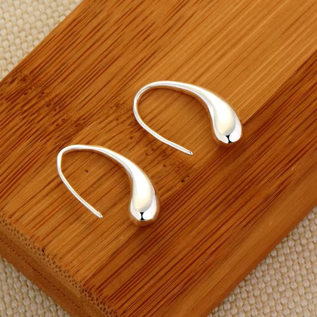 Original 925 Sterling Silver Earrings Hearts For Women Exquisite Student Girlfriend Jewelry Accessories Wedding Fashion Gift dealshavens