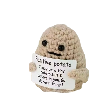 Positive Energy Plush Potato Hug Doll – Handmade