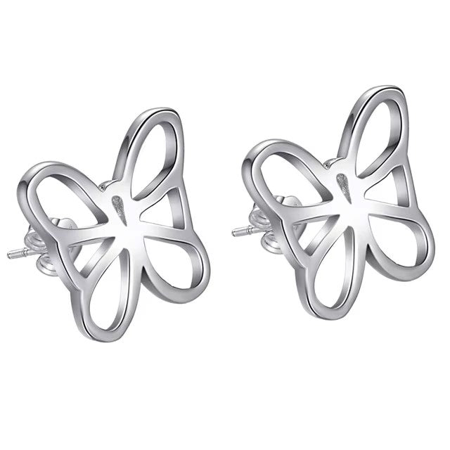 Original 925 Sterling Silver Earrings Hearts For Women Exquisite Student Girlfriend Jewelry Accessories Wedding Fashion Gift dealshavens