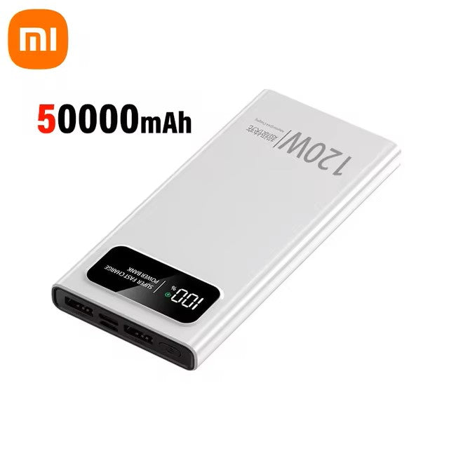 Xiaomi 120W Mobile Power Bank Super Fast Charge 50000mAh Large Capacity Fast Charge Battery External Battery Mobile Power Bank