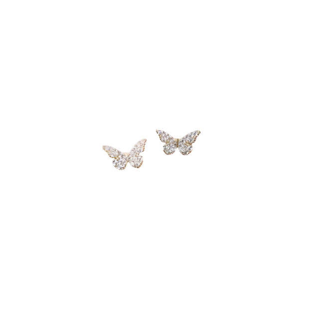 ANENJERY Butterfly Stud Earrings for Women Cute Delicate Jewelry Girls Gift Wholesale Pendientes mujer dealshavens