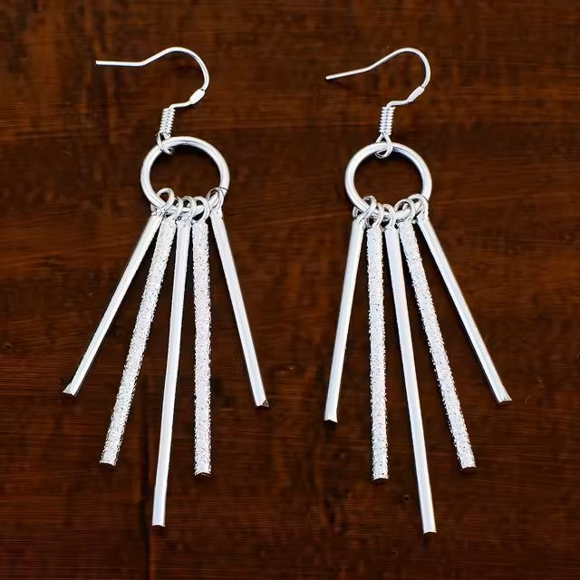 Original 925 Sterling Silver Earrings Hearts For Women Exquisite Student Girlfriend Jewelry Accessories Wedding Fashion Gift dealshavens