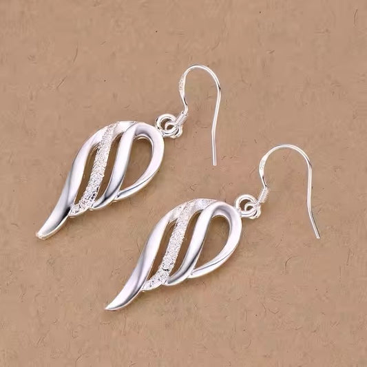 Original 925 Sterling Silver Earrings Hearts For Women Exquisite Student Girlfriend Jewelry Accessories Wedding Fashion Gift dealshavens