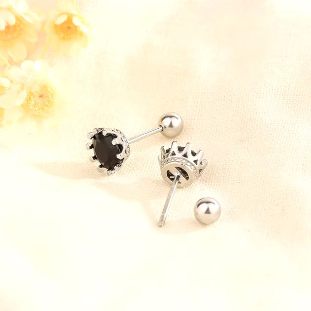 Korean 925 Silver Needle Tragus Piercing Helix Studs Earrings for Women 2Pcs Butterfly Heart Trendy Ear Piercing Body Jewelry dealshavens