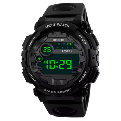 Mens Watch Classic All-Match Digital Watch Luminous Led Display