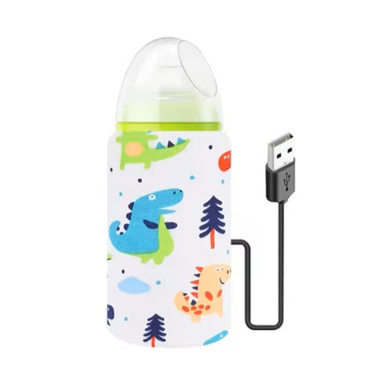 USB Milk Water Bottle Warmer Travel Stroller Insulated Baby Nursing Bottle Heater Newborn Infant Portable Bottle Feeding Warmers - Dealshavens