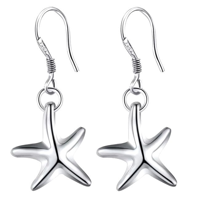 Original 925 Sterling Silver Earrings Hearts For Women Exquisite Student Girlfriend Jewelry Accessories Wedding Fashion Gift dealshavens