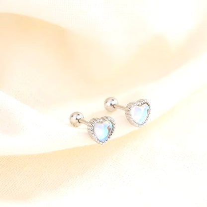 Korean 925 Silver Needle Tragus Piercing Helix Studs Earrings for Women 2Pcs Butterfly Heart Trendy Ear Piercing Body Jewelry dealshavens