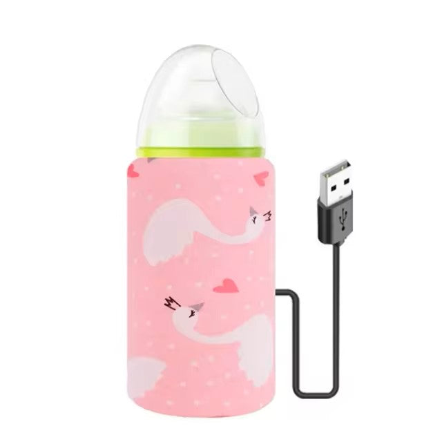 USB Milk Water Bottle Warmer Travel Stroller Insulated Baby Nursing Bottle Heater Newborn Infant Portable Bottle Feeding Warmers - Dealshavens