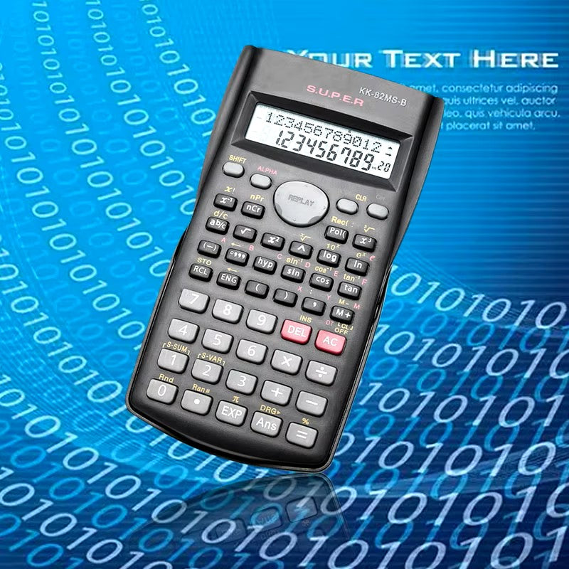 Scientific Calculator with 240 Functions and 2-Line Screen Multi-purpose Portable Student Calculator for Math Teaching - Dealshavens