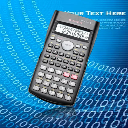 Scientific Calculator with 240 Functions and 2-Line Screen Multi-purpose Portable Student Calculator for Math Teaching - Dealshavens