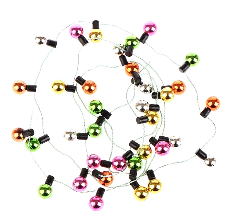 1Pc 1m String Of Fake Light Christmas Good Decoration DIY Dollhouse Miniature Mini Furniture Accessories String Lights