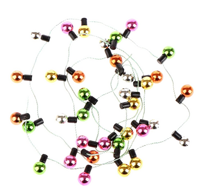 1Pc 1m String Of Fake Light Christmas Good Decoration DIY Dollhouse Miniature Mini Furniture Accessories String Lights