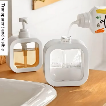 1pc Large Capacity Empty Bottle Laundry Detergent Dispensing Bottle and Shower Gel Detergent Dispensing Bottle