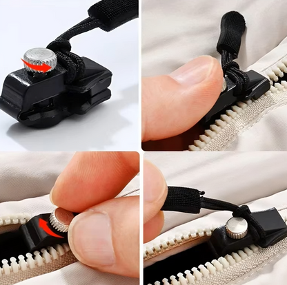 2-6pcs Zipper Repair Kit Universal Instant Zipper Repair Replacement Zippers Sliding Teeth Rescue Zippers Head 3 Different Sizes