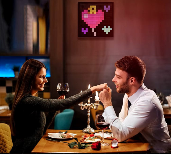 LED Pixel Display APP Programmable Night Light