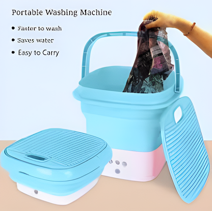 Portable Foldable Mini Washing Machine, 11L, 3 Cleaning Modes - Dealshavens