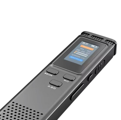 64GB/16GB/8GB Digital Voice Recorder Voice Activated Audio Recording Noise Reduction with Playback MP3 Music Player 288hrs