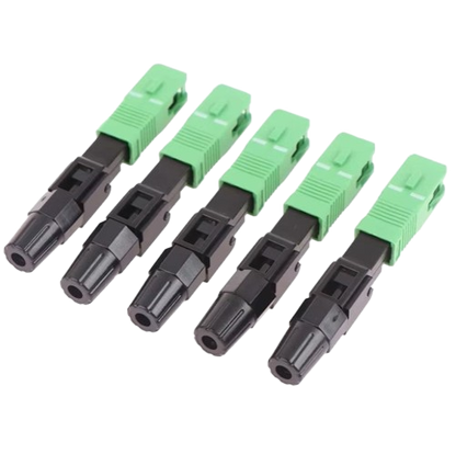 5Pcs/set FTTH SC APC Single Mode SC UPC Fiber Optic Quick Connector FTTH Fiber Optic Fast Connector SC Fiber Field Assembly Tool