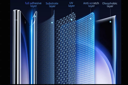 SmartDevil UV Full Glue Full Cover Screen Protector for Samsung S24 Ultra S23 Ultra S22 S21 HD Soft Film Anti-fingerprint