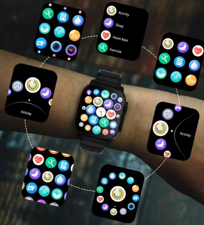 T900 U2 Smart Watch 49mm 2024: NFC, GPS, BT Call, Wireless