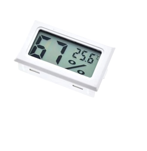 LCD Electronic Digital Temperature Humidity Meter Indoor Outdoor Thermometer Hygrometer Weather Station Clock