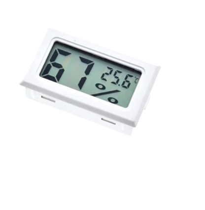 LCD Electronic Digital Temperature Humidity Meter Indoor Outdoor Thermometer Hygrometer Weather Station Clock