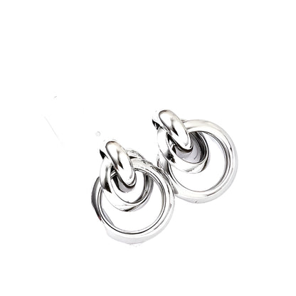 Fashion Metal Women Drop Earrings Hollow Geometric Dangle Earrings for Girls Punk Round Earrings Fashion Brincos Gift dealshavens