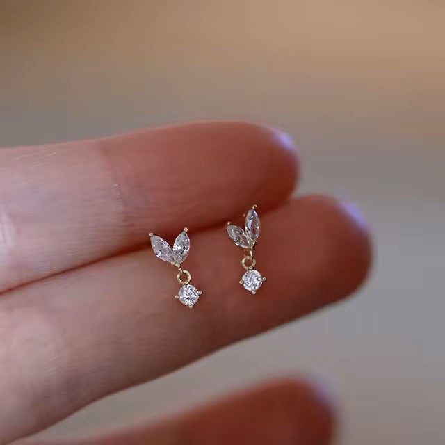 ANENJERY Butterfly Stud Earrings for Women Cute Delicate Jewelry Girls Gift Wholesale Pendientes mujer dealshavens