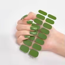 Nail Sticker New Solid Color Adhesive Nail Wraps DIY Nail Polish Film Patch Manicures Transfer Decals Decors Pegatinas Ara Uñas