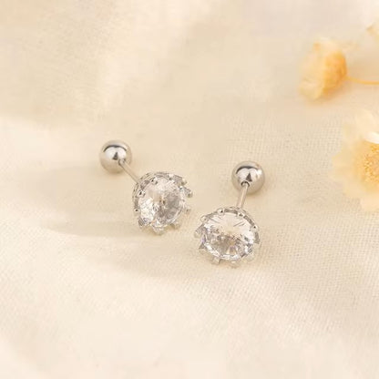 Korean 925 Silver Needle Tragus Piercing Helix Studs Earrings for Women 2Pcs Butterfly Heart Trendy Ear Piercing Body Jewelry dealshavens