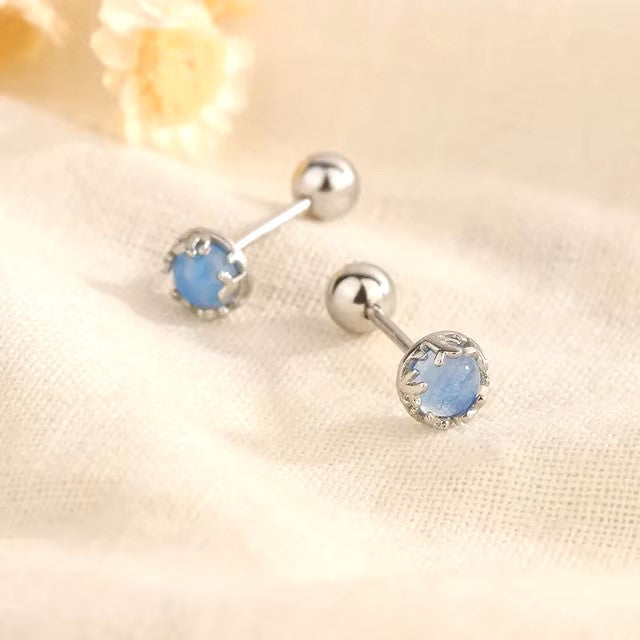 Korean 925 Silver Needle Tragus Piercing Helix Studs Earrings for Women 2Pcs Butterfly Heart Trendy Ear Piercing Body Jewelry dealshavens