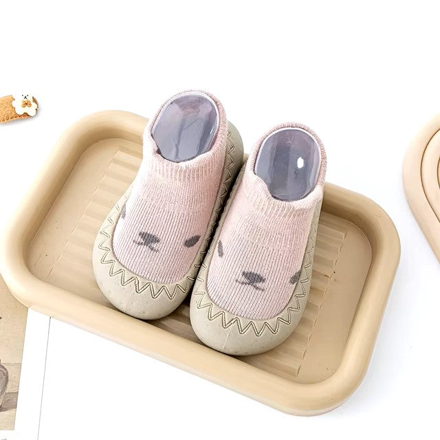 Baby Socks Shoes Baby Cute Cartoon Shoes Kids Boy Rubber Sole Child Floor Sneaker Toddler Girls First Walker Shoes For Newborns Dealshavens