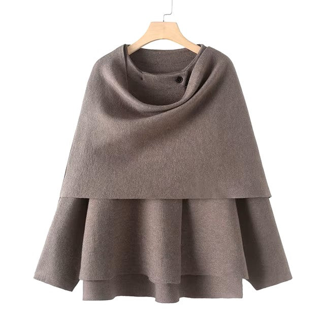 "Jackets for Women – 2023 Winter Asymmetric Scarf Coat"