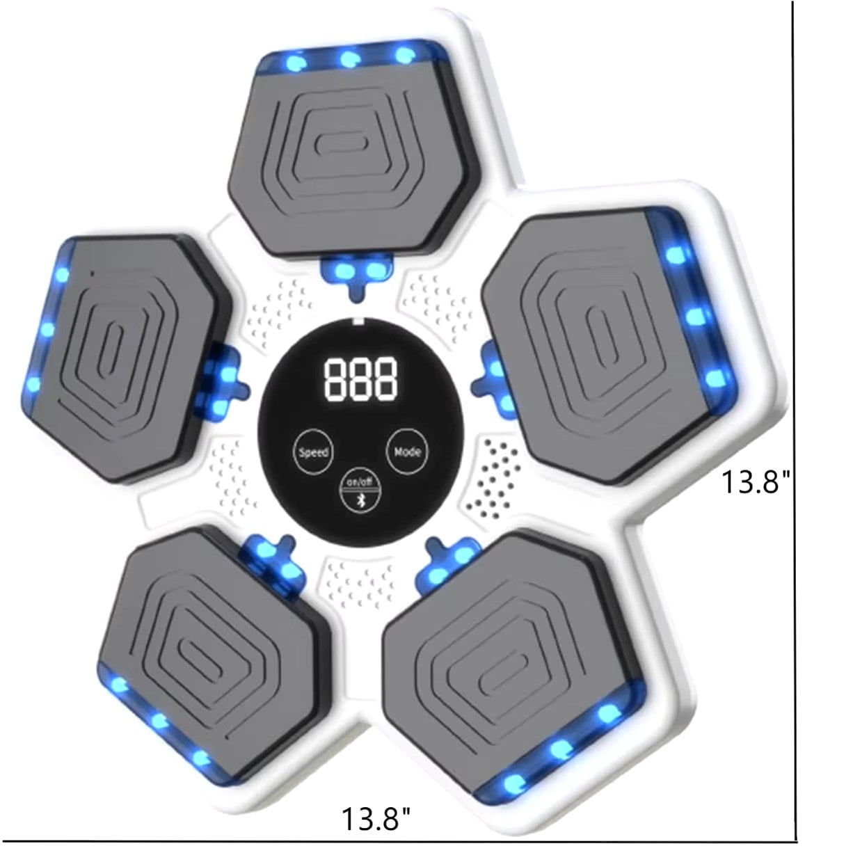 Smart Bluetooth boxing machine with boxing gloves, wall mounted boxing training with display screen without punching holes