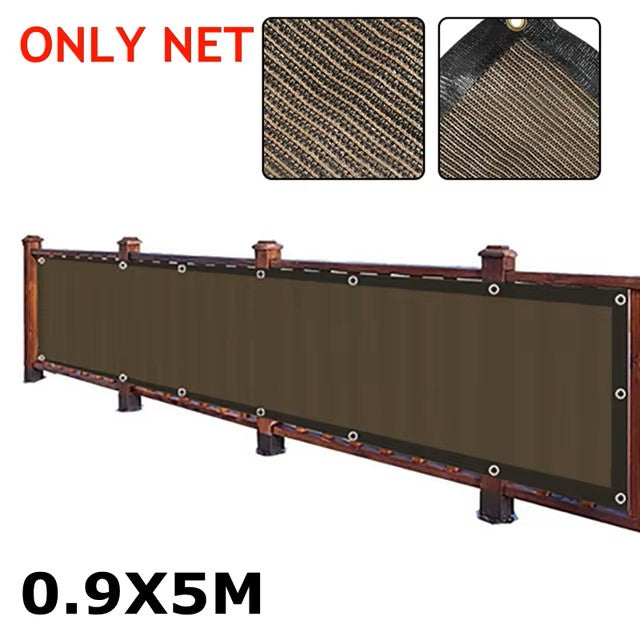 Sun Shade Nets Balcony Privacy Fence Netting Garden Shelter Screen Sunshade Outdoor Gazebos Sail Awning Terrace Shade Cloth Dealshavens