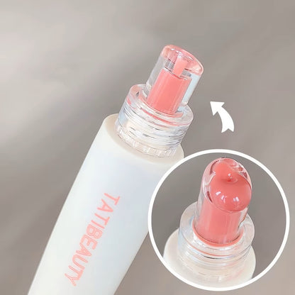 TATIBEAUTY Lip Jelly Essence Hydrating Lipstick Lip Gloss Lip Gloss Mirror Lip Gloss Lipstick Tender Pink Student Makeup