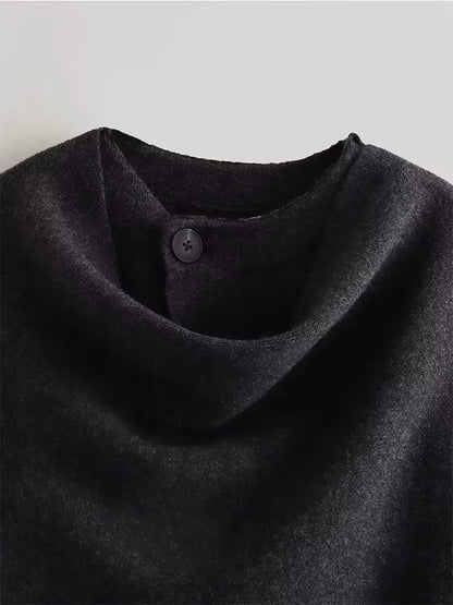 "Jackets for Women – 2023 Winter Asymmetric Scarf Coat"