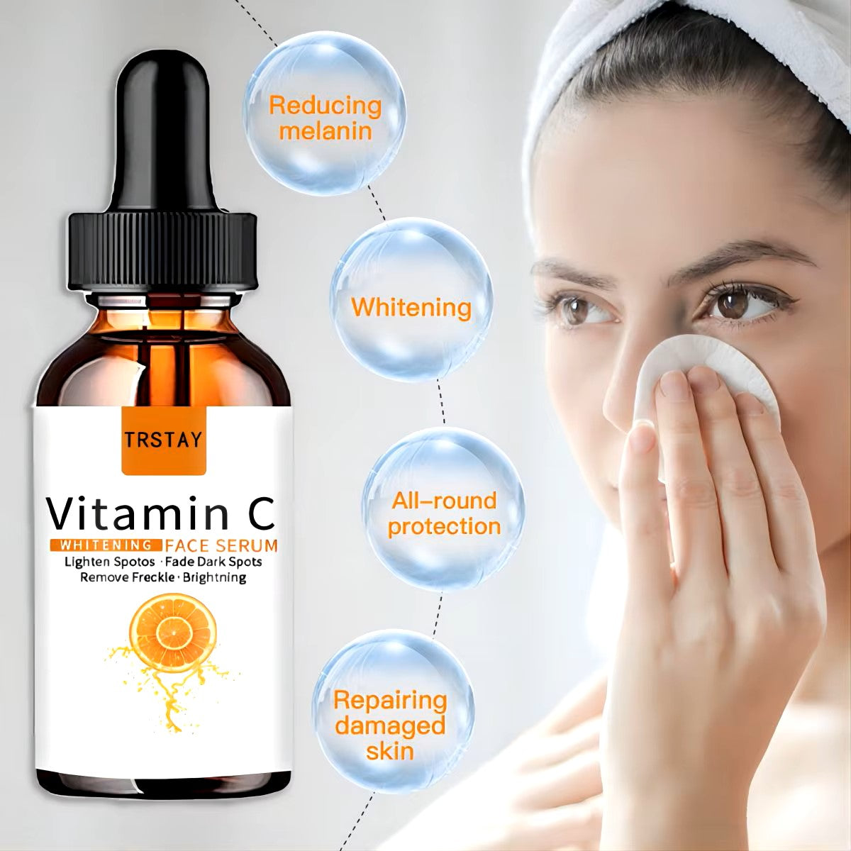 30ml TRSTAY Vitamin C Serum For Face Moisturizing Brightens Skin Repair Smooth Facial Essence Serum Facial Care Skincare Products