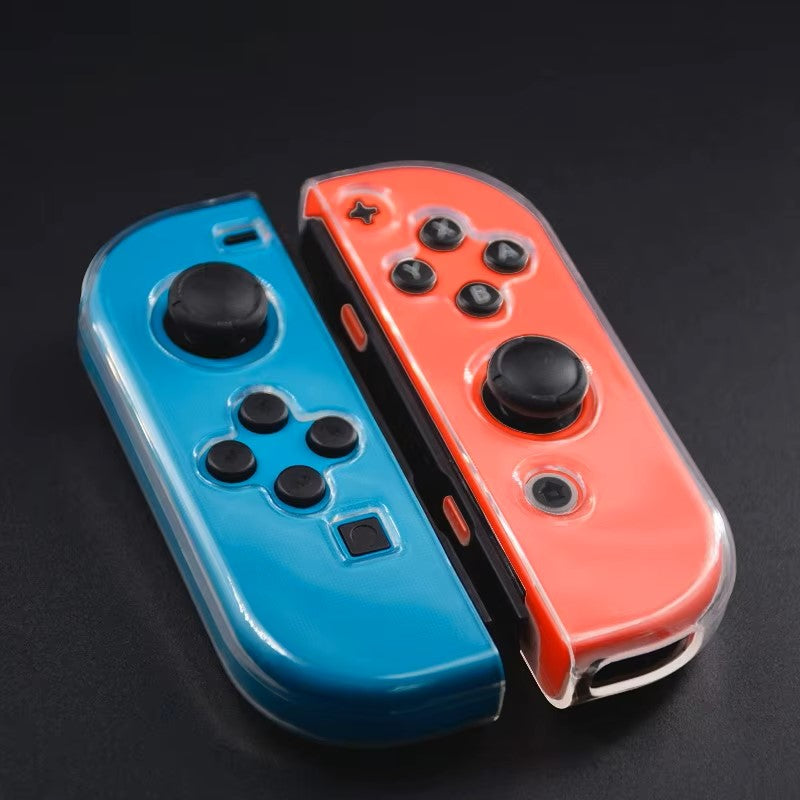 Transparent TPU Soft Case Joycon Protective Shell Cover for Nintendo Switch Oled Console NS Joy-con Crystal Back Full Protector Dealshavens