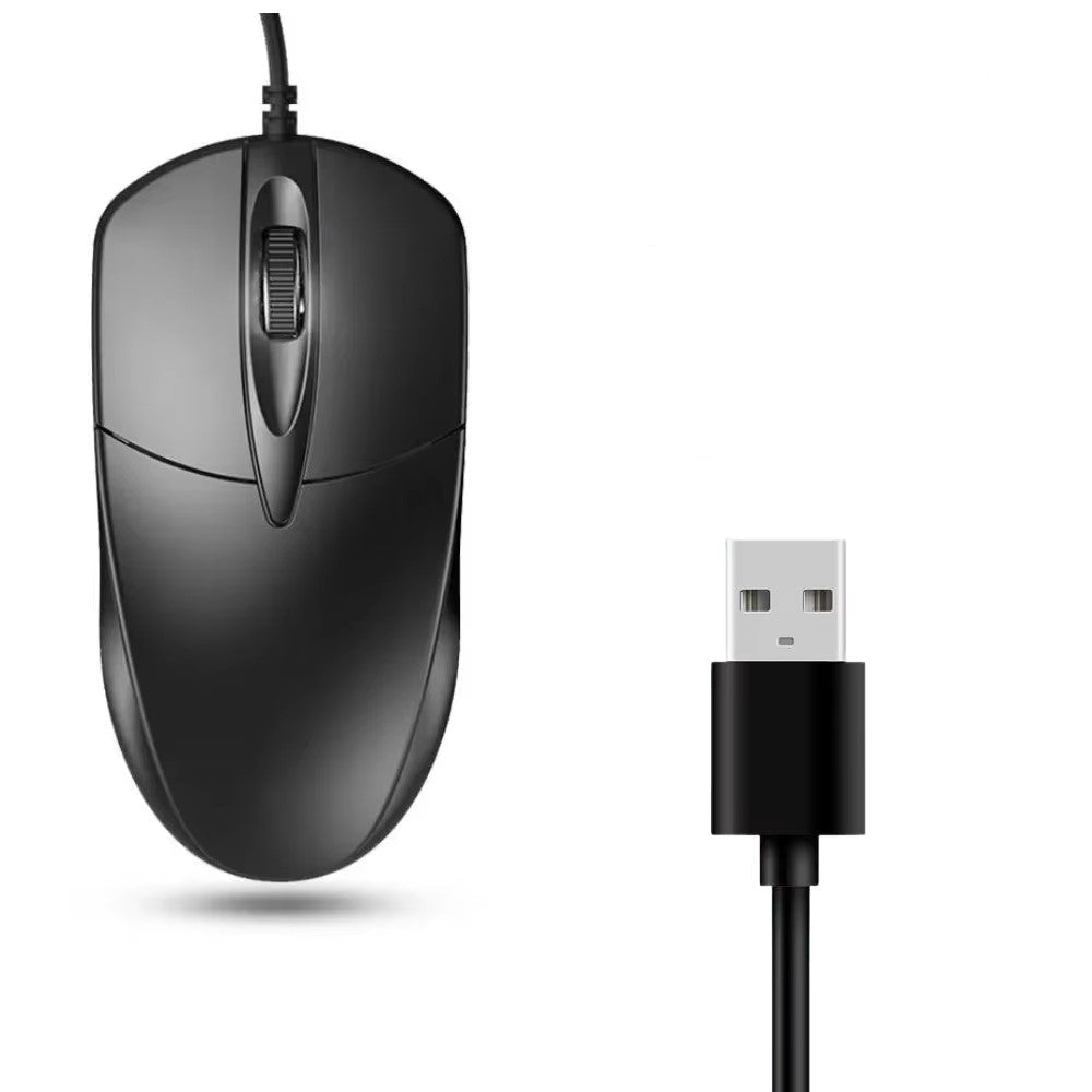 USB Optical Wired Mouse Laptop Home Office Mouse Anti Slip Roller 3D 1200DPI Game Mause Computer Accessories For PC Desktop