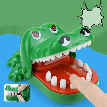 Alligator Children Kids Biting Finger Games with Crocodile Toys.