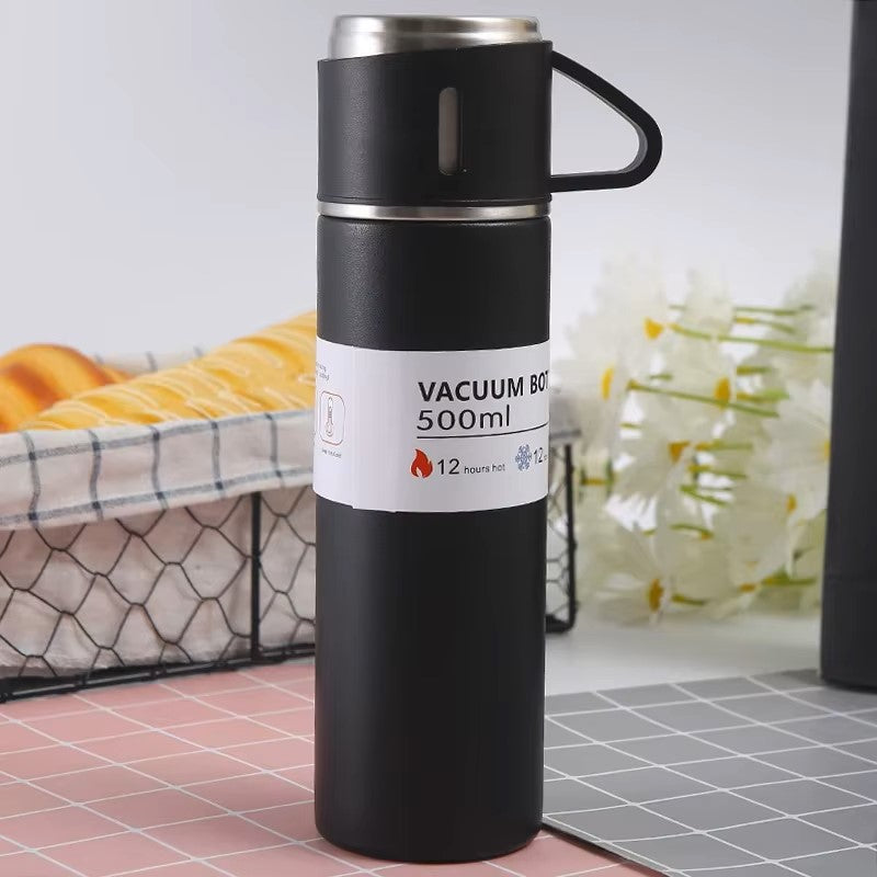 Vacuum Flasks Thermoses Set Stainless Steel 500ml Thermal Cold Thermos for Hot Water Bottle Drinkware Fathers Day Gifts Dealshavens