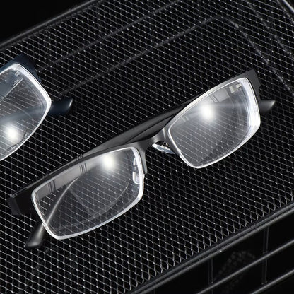 "Glasses Vintage Metal Square Frame Myopia Eyewear"