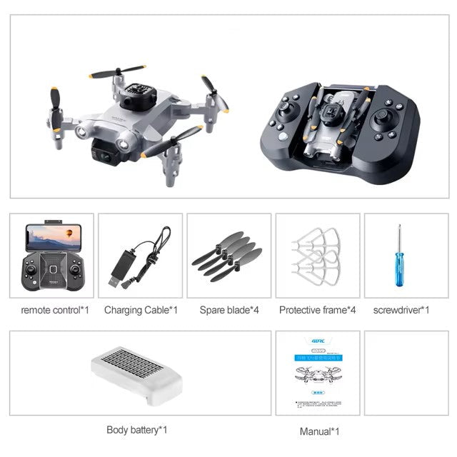 XIAOMI 4DRC V30 Mini Drone with Camera HD 4K 1080P FPV RC Drones Profesional Five-sided Obstacle Avoidance Helicopter Drone Toy