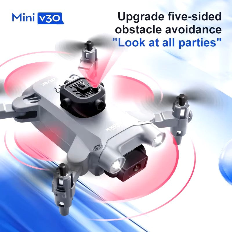 XIAOMI 4DRC V30 Mini Drone with Camera HD 4K 1080P FPV RC Drones Profesional Five-sided Obstacle Avoidance Helicopter Drone Toy