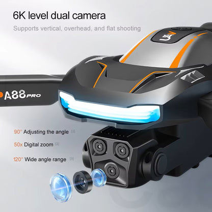 XIAOMI A88 Drone 8K Profesional Dual-Camera Aerial Photography 360 Obstacle Avoidance Flow Positioning Folding Quadcopter 2024