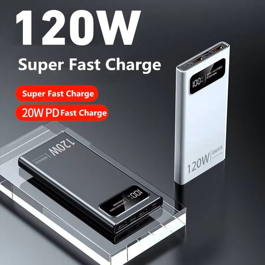 Xiaomi 120W Mobile Power Bank Super Fast Charge 50000mAh Large Capacity Fast Charge Battery External Battery Mobile Power Bank