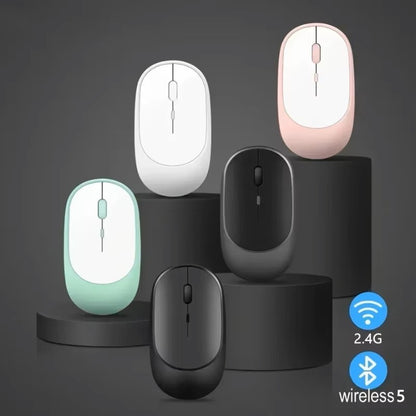 Xiaomi Mijia Wireless Mouse Bluetooth-compatible 2.4G Silent Mice Adjustable DPI Ergonomic Design USB Rechargeable Gaming Mouse